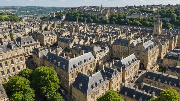 How does the presence of a conservation area influence property prices in Bath?